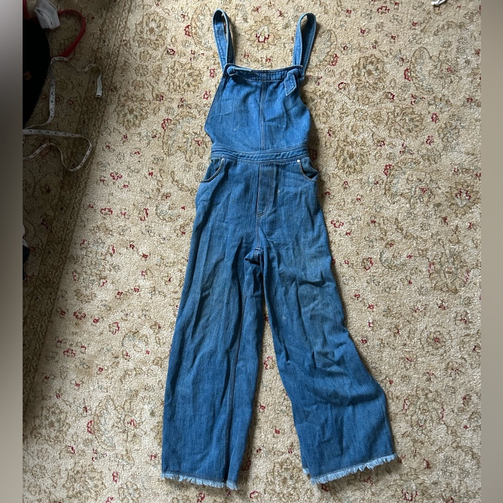 Elizabeth and James Classic Blue Denim Overalls
